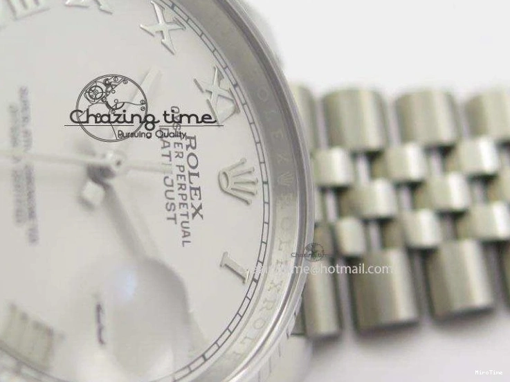 MiroTime 0420 DateJust 116234 BP Best Edition SS Sliver Dial Roman Markers On SS Bracelet A2824 V Tailored 3941